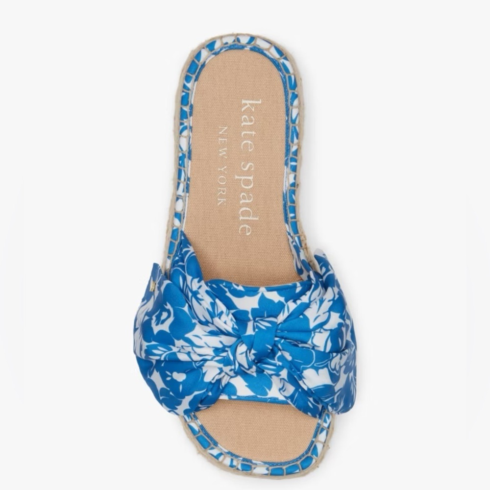 Kate‎ Spade Blue Floral Mules